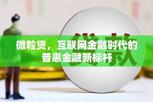 盱眙微粒贷，互联网金融时代的普惠金融新标杆