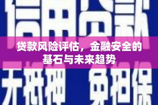 盱眙贷款风险评估，金融安全的基石与未来趋势