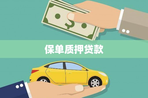 盱眙保单质押贷款