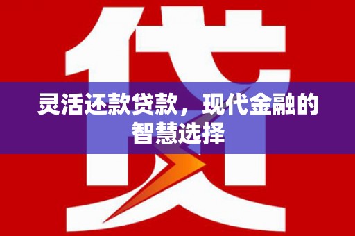 盱眙灵活还款贷款，现代金融的智慧选择