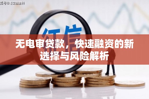 盱眙无电审贷款，快速融资的新选择与风险解析