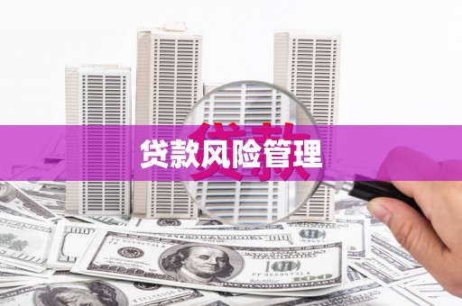 盱眙贷款风险管理