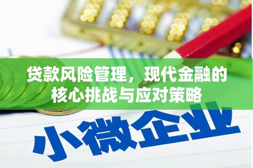 盱眙贷款风险管理，现代金融的核心挑战与应对策略