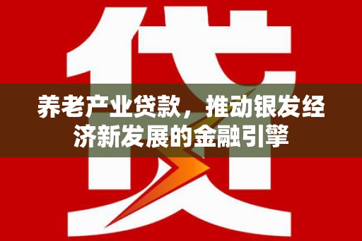 盱眙养老产业贷款，推动银发经济新发展的金融引擎