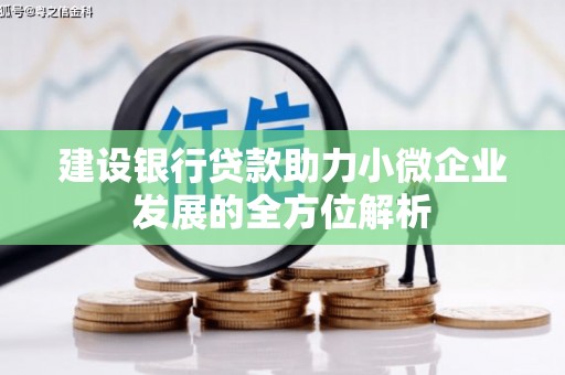 盱眙建设银行贷款助力小微企业发展的全方位解析