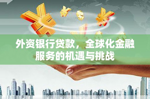 盱眙外资银行贷款，全球化金融服务的机遇与挑战