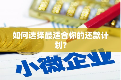 盱眙如何选择最适合你的还款计划？